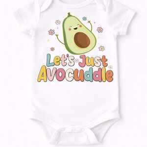 Cute Baby Bodysuit Graphic Onesie Baby Shower Gift New Mom 3M 6M 9M 12M 18M 24M